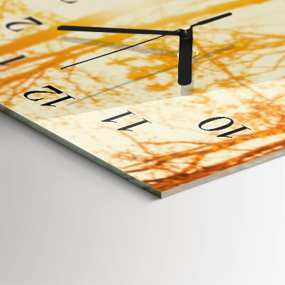 Horloge verticale en verre Podium