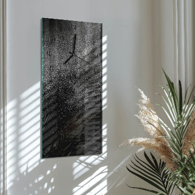 Horloge verticale en verre Sable