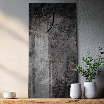 Horloge verticale en verre Modèle