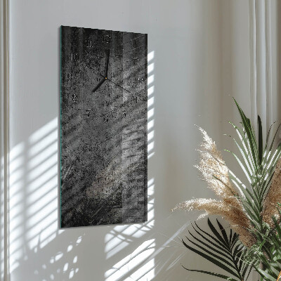 Horloge verticale en verre Modèle