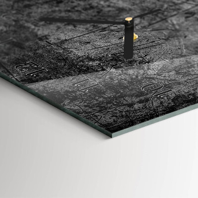 Horloge verticale en verre Modèle