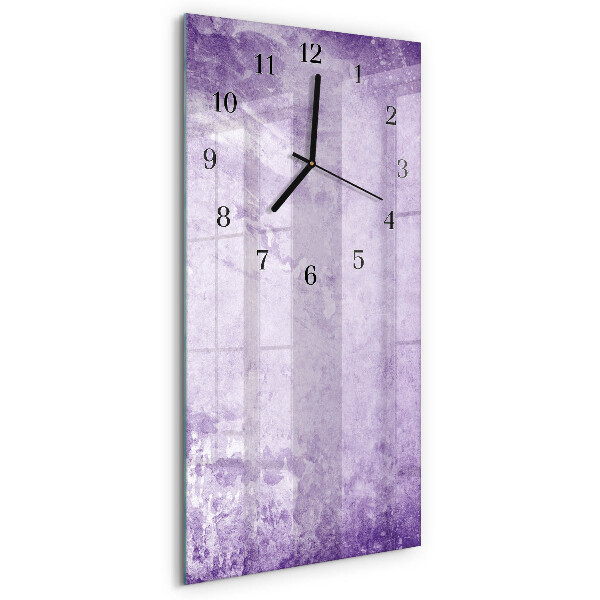 Horloge verticale en verre Modèle
