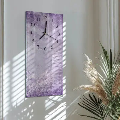 Horloge verticale en verre Modèle