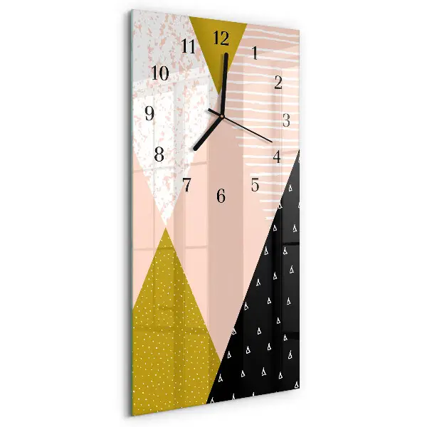 Horloge verticale en verre Modèle