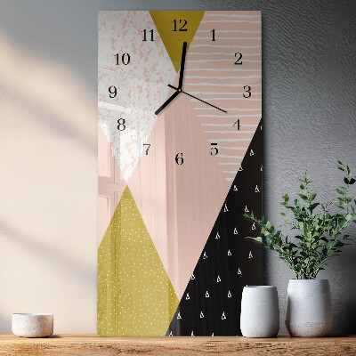 Horloge verticale en verre Modèle