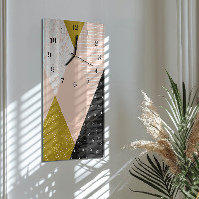 Horloge verticale en verre Modèle