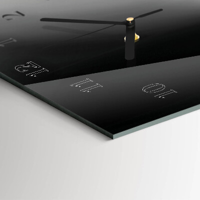 Horloge verticale en verre Touches de piano