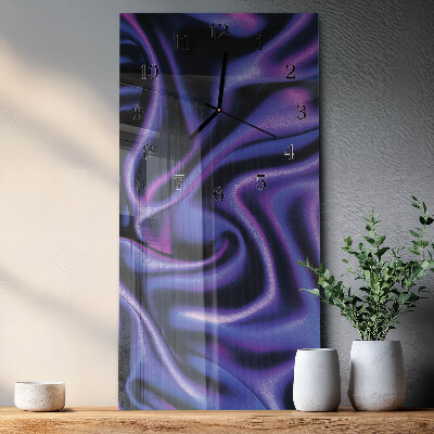 Horloge verticale en verre Velours