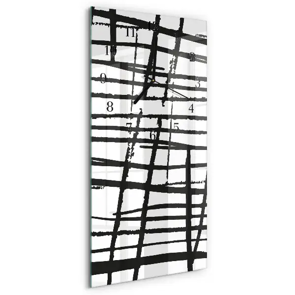 Horloge verticale en verre Modèle
