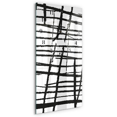 Horloge verticale en verre Modèle