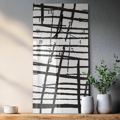 Horloge verticale en verre Modèle