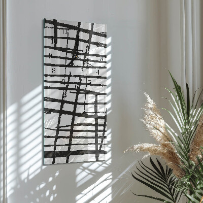 Horloge verticale en verre Modèle