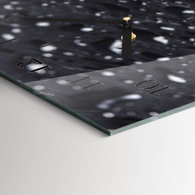 Horloge verticale en verre Une goutte d'eau