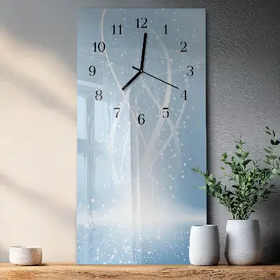 Horloge verticale en verre Apparence
