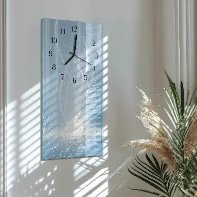 Horloge verticale en verre Apparence