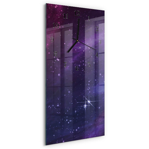 Horloge verticale en verre Apparence