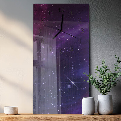 Horloge verticale en verre Apparence