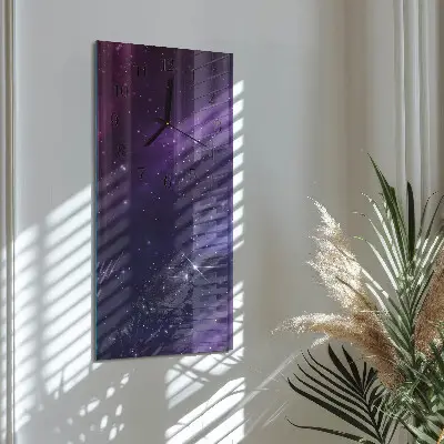 Horloge verticale en verre Apparence