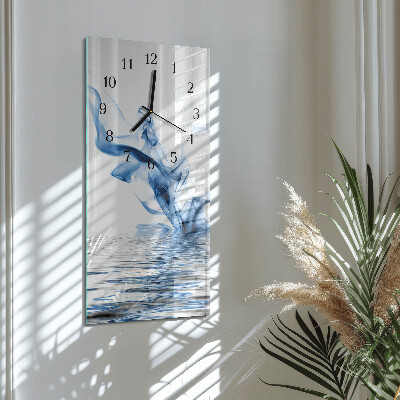 Horloge verticale en verre Modèle