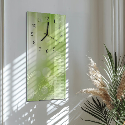 Horloge verticale en verre Modèle