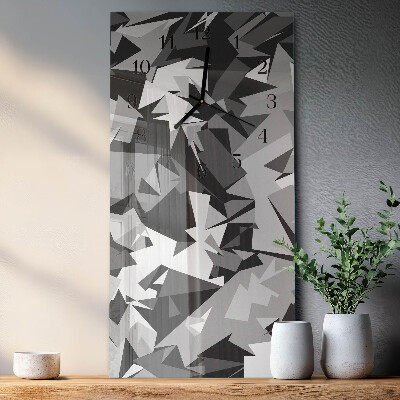 Horloge verticale en verre Modèle