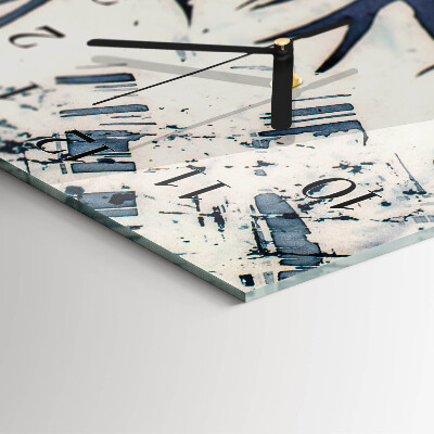 Horloge verticale en verre Succursales