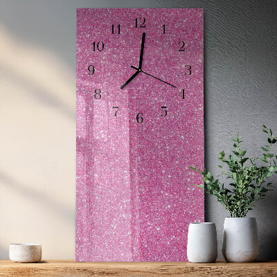 Horloge verticale en verre Brocart