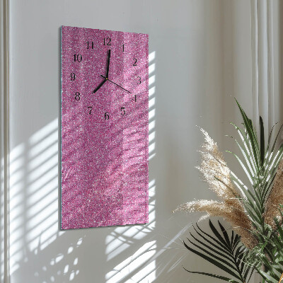 Horloge verticale en verre Brocart