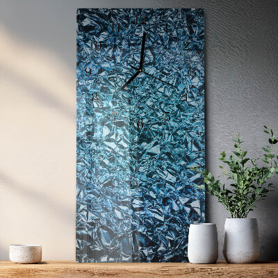 Horloge verticale en verre Film