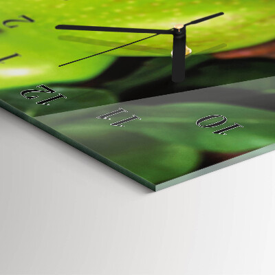 Horloge verticale en verre Table apple