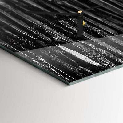 Horloge verticale en verre Pierres