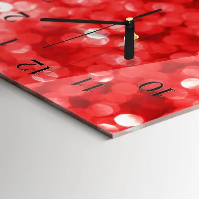 Horloge verticale en verre Apparence