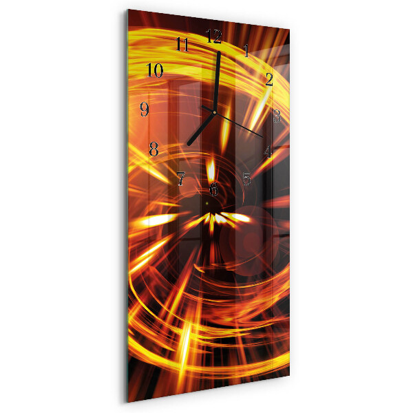 Horloge verticale en verre Modèle