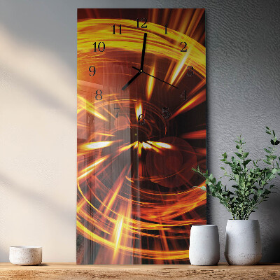 Horloge verticale en verre Modèle