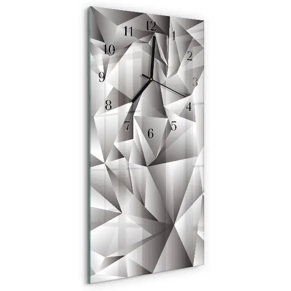 Horloge verticale en verre Modèle