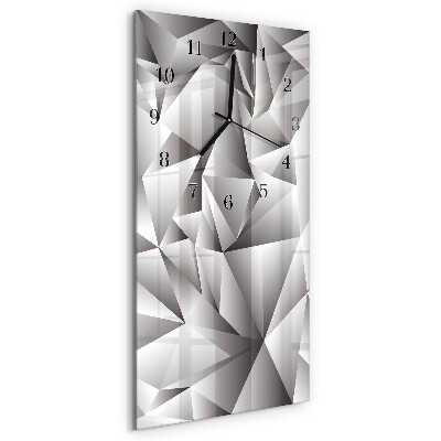Horloge verticale en verre Modèle