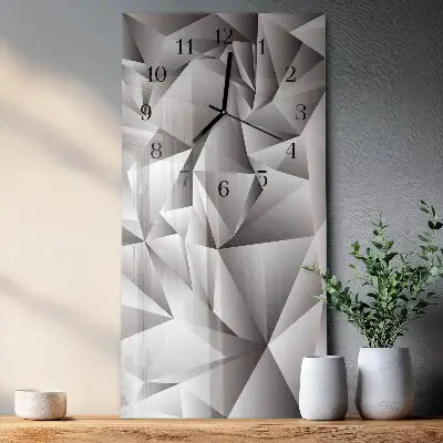 Horloge verticale en verre Modèle