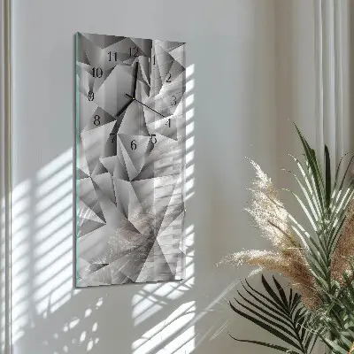 Horloge verticale en verre Modèle