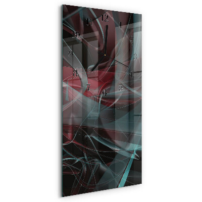 Horloge verticale en verre Modèle