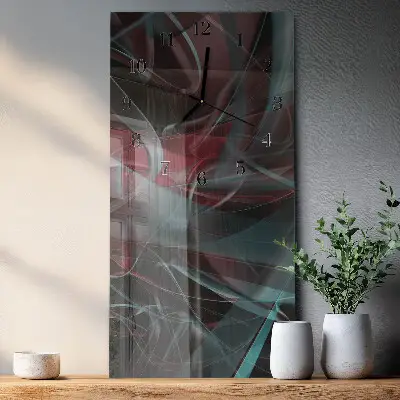 Horloge verticale en verre Modèle