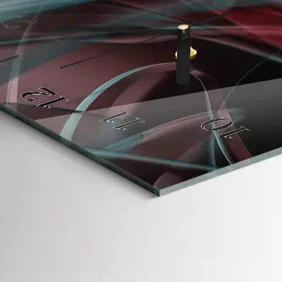Horloge verticale en verre Modèle