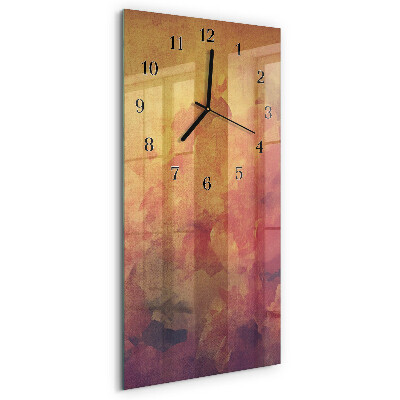 Horloge verticale en verre Modèle