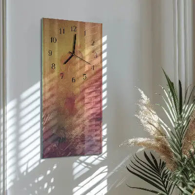 Horloge verticale en verre Modèle