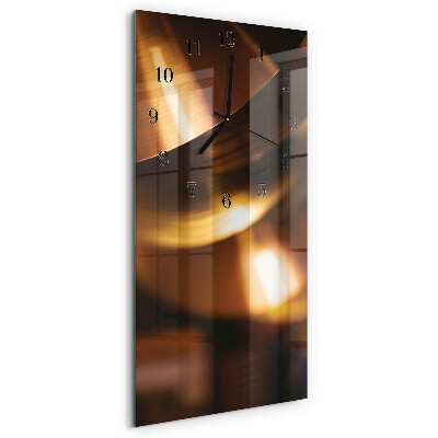 Horloge verticale en verre Modèle
