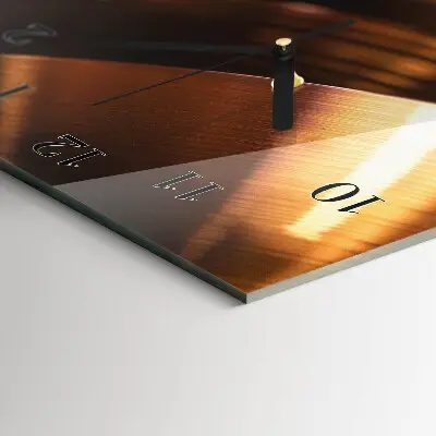 Horloge verticale en verre Modèle