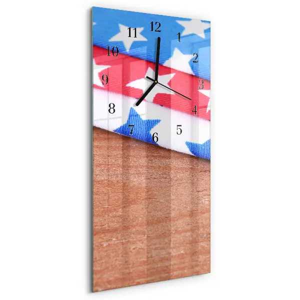 Horloge verticale en verre Nappes
