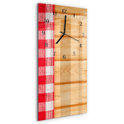 Horloge verticale en verre Tableau