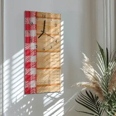 Horloge verticale en verre Tableau