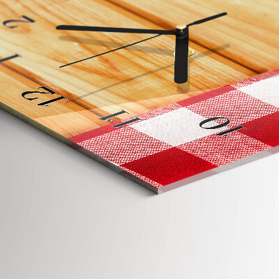 Horloge verticale en verre Tableau