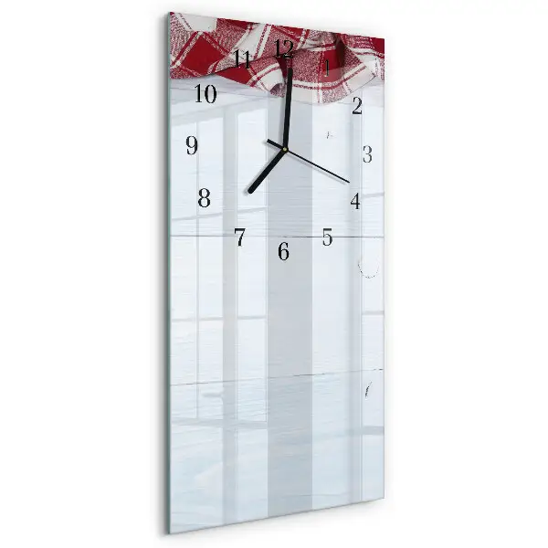 Horloge verticale en verre Tableau